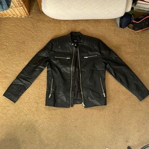 pleather jacket